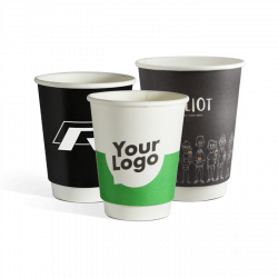 Gobelets en carton double paroi personnalisés
