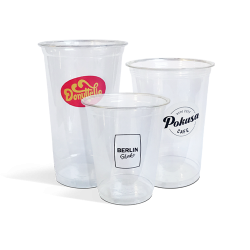 Gobelets à milkshake personnalisés, 4 couleurs