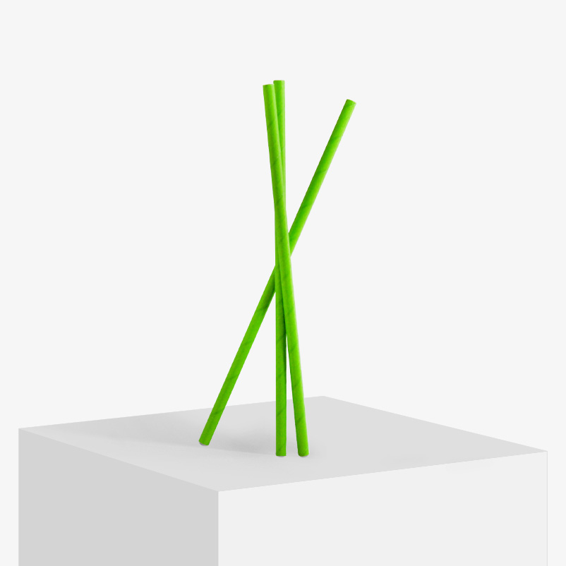 Comment acheter vos pailles en carton personnalisés | Limepack paperstraw green standard cocktail 1