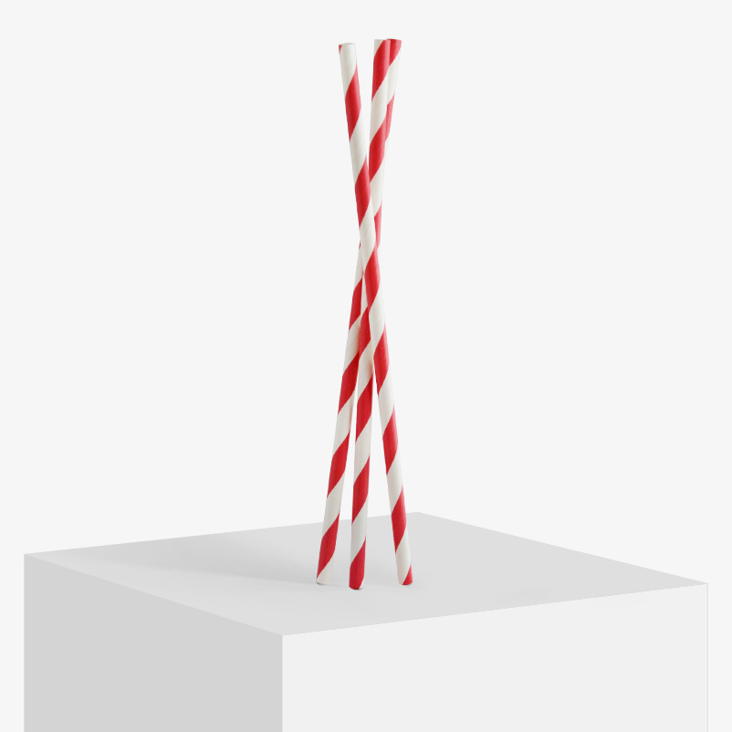 Comment acheter vos pailles en carton personnalisés | Limepack paperstraw red standard long 1
